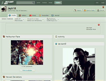 Tablet Screenshot of jaylr18.deviantart.com