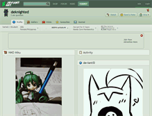 Tablet Screenshot of deknighted.deviantart.com