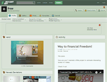 Tablet Screenshot of frose.deviantart.com