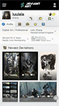 Mobile Screenshot of luulala.deviantart.com