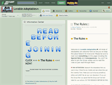 Tablet Screenshot of lovable-adoptables.deviantart.com