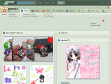 Tablet Screenshot of patito15.deviantart.com