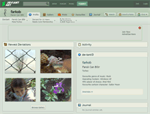 Tablet Screenshot of farkob.deviantart.com