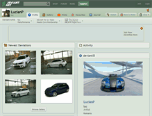 Tablet Screenshot of lucianp.deviantart.com
