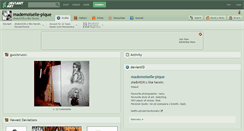 Desktop Screenshot of mademoiselle-pique.deviantart.com