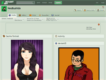 Tablet Screenshot of neobushido.deviantart.com