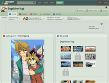 Tablet Screenshot of engelchenyugi.deviantart.com