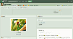 Desktop Screenshot of coachpotato.deviantart.com