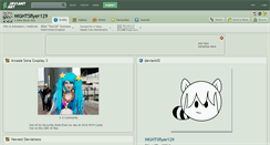 Desktop Screenshot of nightsflyer129.deviantart.com