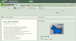 Desktop Screenshot of blue-scottie-dogs.deviantart.com