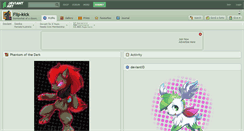 Desktop Screenshot of flip-kick.deviantart.com