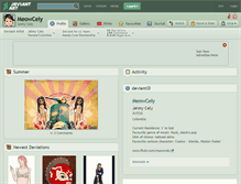 Tablet Screenshot of meowcely.deviantart.com