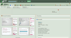 Desktop Screenshot of dekey-s.deviantart.com