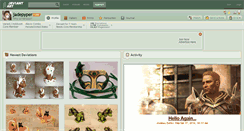 Desktop Screenshot of jadepyper.deviantart.com
