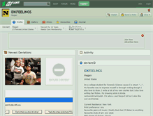 Tablet Screenshot of idkfeelings.deviantart.com