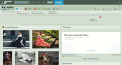 Desktop Screenshot of angltigr.deviantart.com