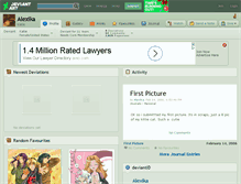 Tablet Screenshot of alexika.deviantart.com