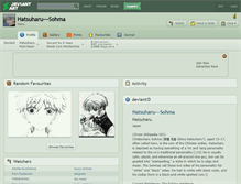 Tablet Screenshot of hatsuharu---sohma.deviantart.com