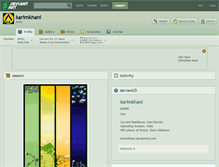 Tablet Screenshot of karimkhani.deviantart.com