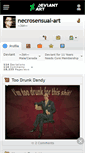 Mobile Screenshot of necrosensual-art.deviantart.com