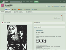 Tablet Screenshot of nessie1001.deviantart.com