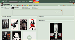 Desktop Screenshot of hellphoto.deviantart.com