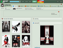 Tablet Screenshot of hellphoto.deviantart.com