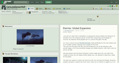 Desktop Screenshot of carelessdemonwolf.deviantart.com