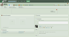 Desktop Screenshot of dainos.deviantart.com