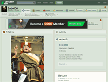 Tablet Screenshot of end4000.deviantart.com