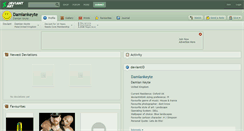 Desktop Screenshot of damiankeyte.deviantart.com