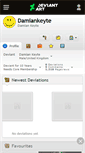 Mobile Screenshot of damiankeyte.deviantart.com
