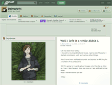 Tablet Screenshot of delmaria94.deviantart.com