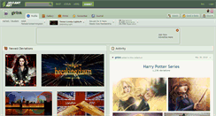 Desktop Screenshot of girlink.deviantart.com