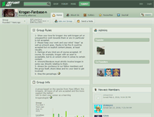 Tablet Screenshot of krogan-fanbase.deviantart.com