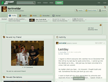 Tablet Screenshot of kavinveldar.deviantart.com