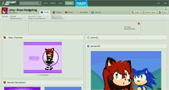Desktop Screenshot of amy--rose-hedgehog.deviantart.com