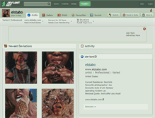 Tablet Screenshot of elstabo.deviantart.com