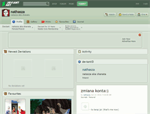 Tablet Screenshot of nathasza.deviantart.com