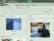 Tablet Screenshot of gspahr.deviantart.com