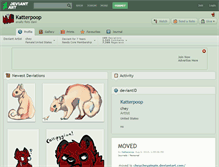 Tablet Screenshot of katterpoop.deviantart.com