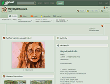 Tablet Screenshot of mayaapostoloska.deviantart.com