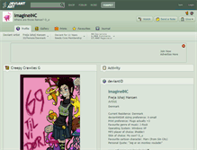 Tablet Screenshot of imagineinc.deviantart.com