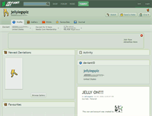 Tablet Screenshot of jellylegsplz.deviantart.com