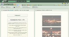 Desktop Screenshot of cascadingserenity.deviantart.com