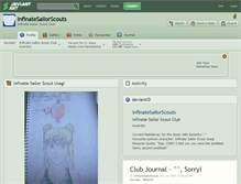 Tablet Screenshot of infinatesailorscouts.deviantart.com