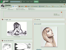 Tablet Screenshot of mkaskaa.deviantart.com