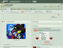 Tablet Screenshot of cutefoxygirl.deviantart.com