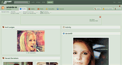 Desktop Screenshot of amanda-xx.deviantart.com