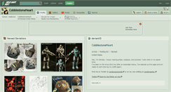 Desktop Screenshot of cobblestoneheart.deviantart.com